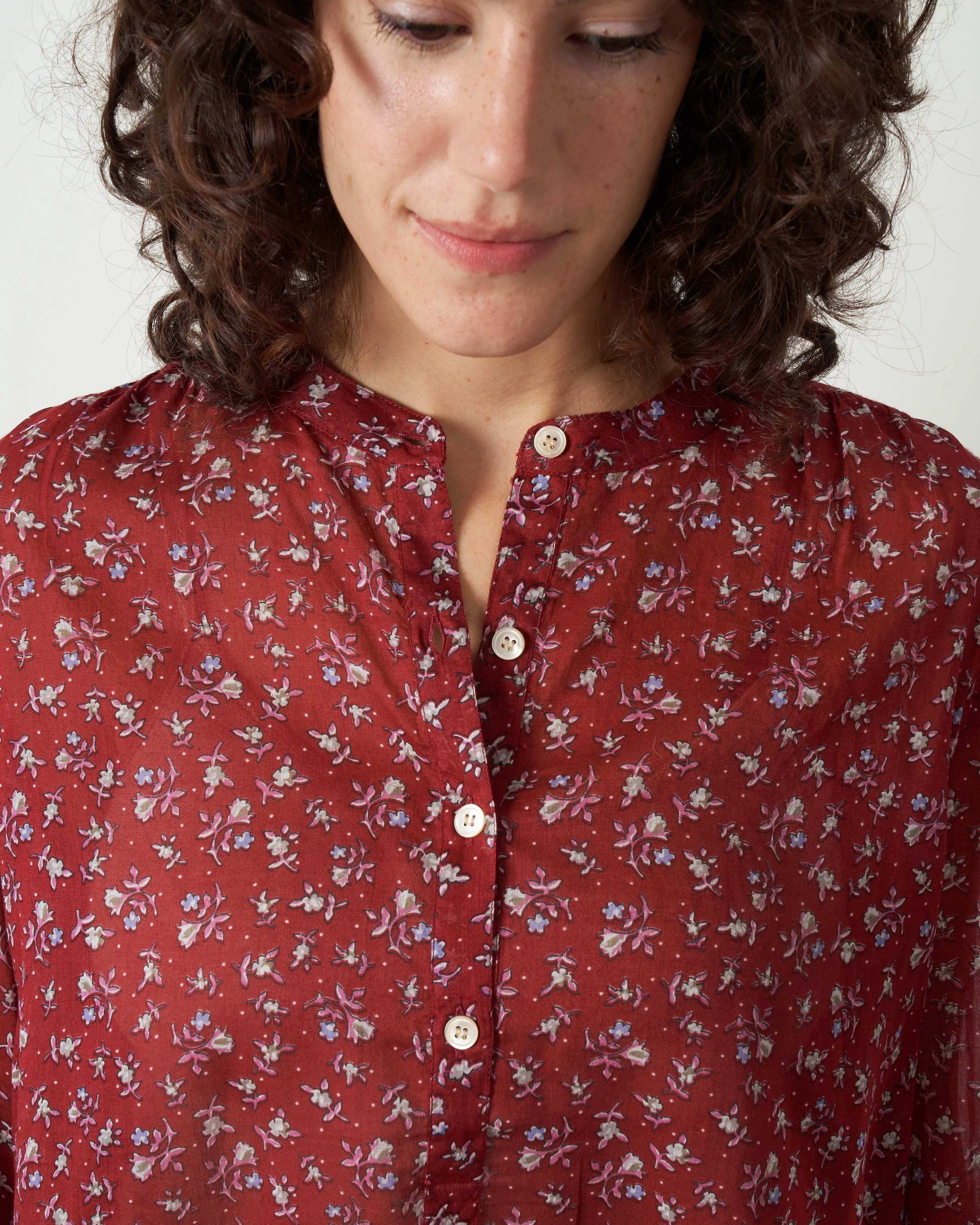maria shirt - grenat