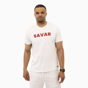 Men's Savar Bold Puff Print Short Sleeves T-Shirt