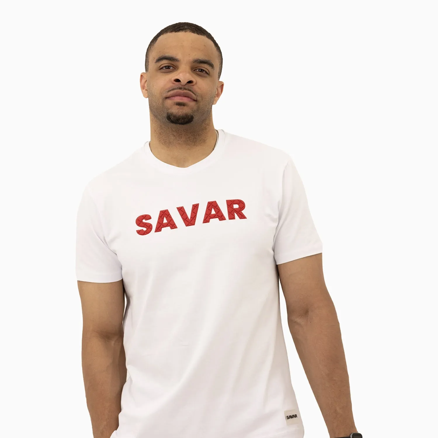 Men's Savar Bold Puff Print Short Sleeves T-Shirt