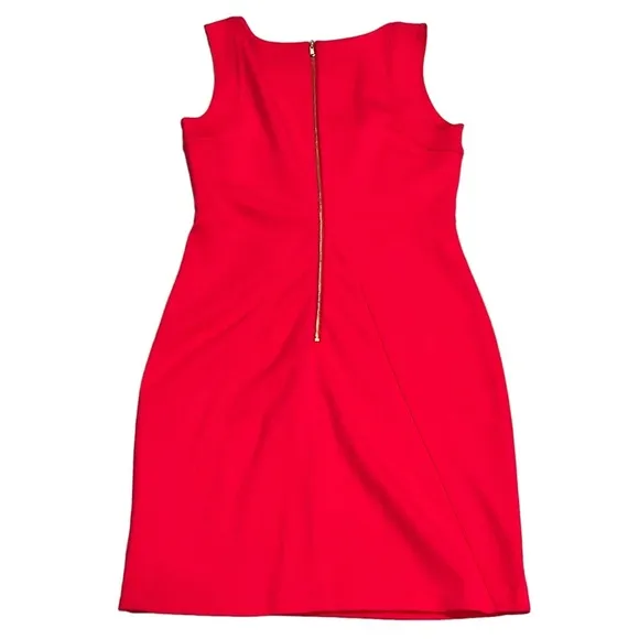 NEW Laundry by Shelli Segal Candy Pink Bodycon Sleeveless Dress