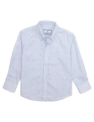 Properly Tied Boys Park Avenue Dress Shirt - Cloud Check