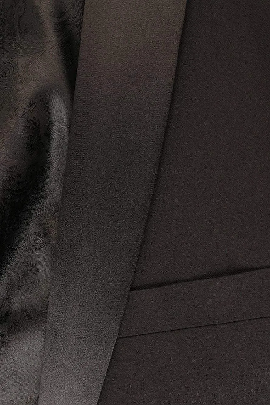"Rio" Black Tuxedo Jacket