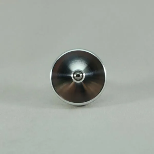 S2 - Brushed Aluminum Spinning Top