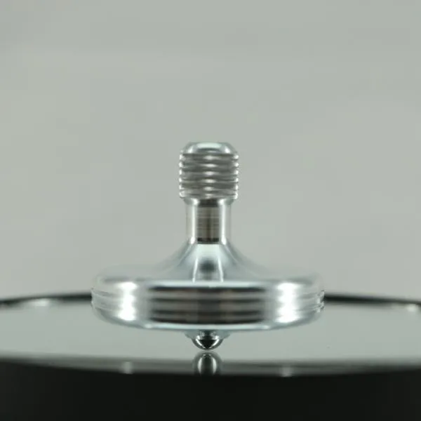 S2 - Brushed Aluminum Spinning Top