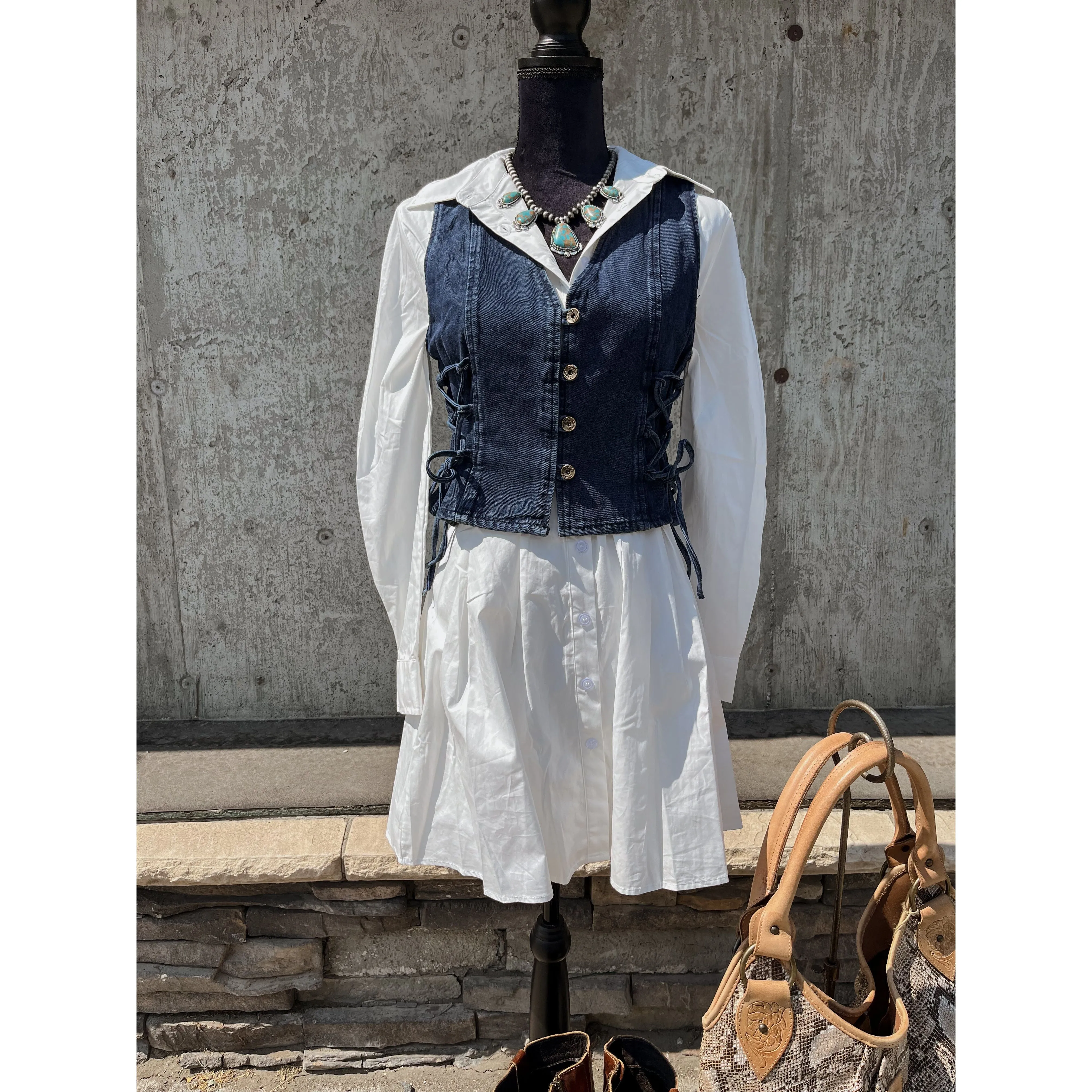 Sarina Button Down Dress