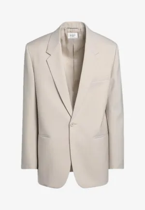 Single-Breasted Wool Blazer
