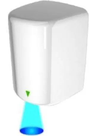 SKY® High Speed Wall Hand Dryer - White Porcelain Enamel