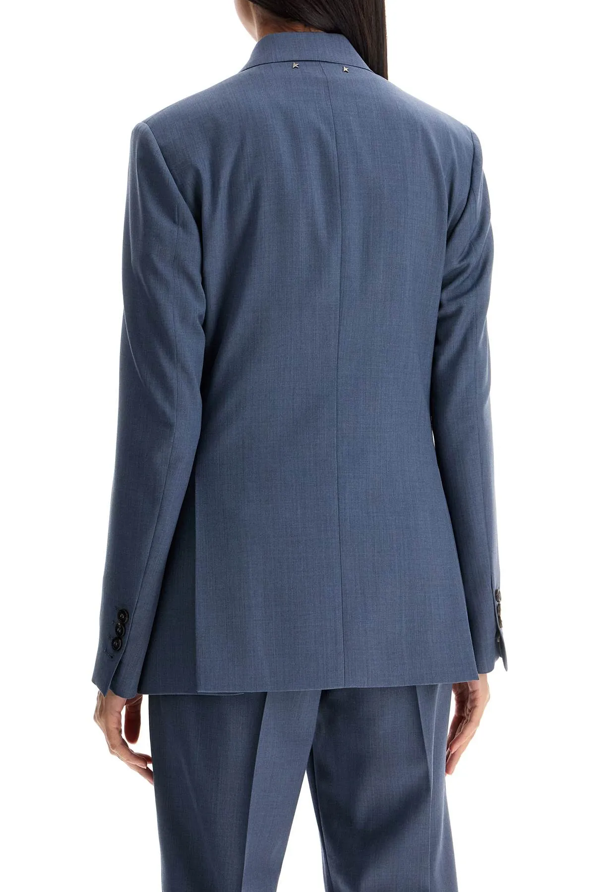 tailored wool fresco blazer