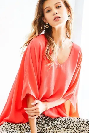 The Lilia Top-Coral