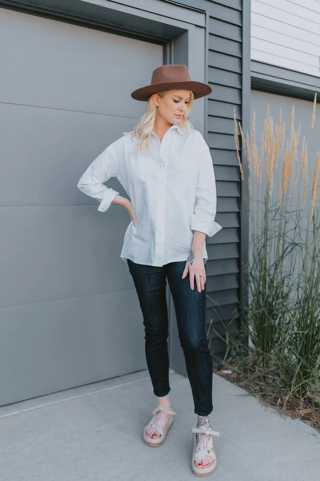 The Regan Shirt by Part Two - Bright White