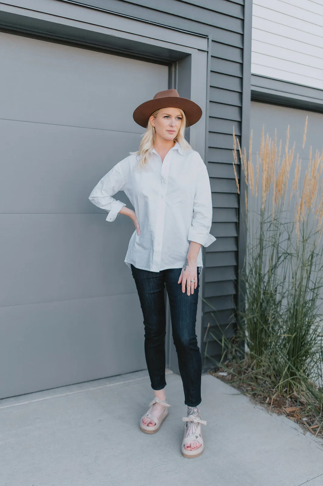 The Regan Shirt by Part Two - Bright White