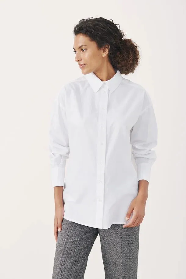The Regan Shirt by Part Two - Bright White
