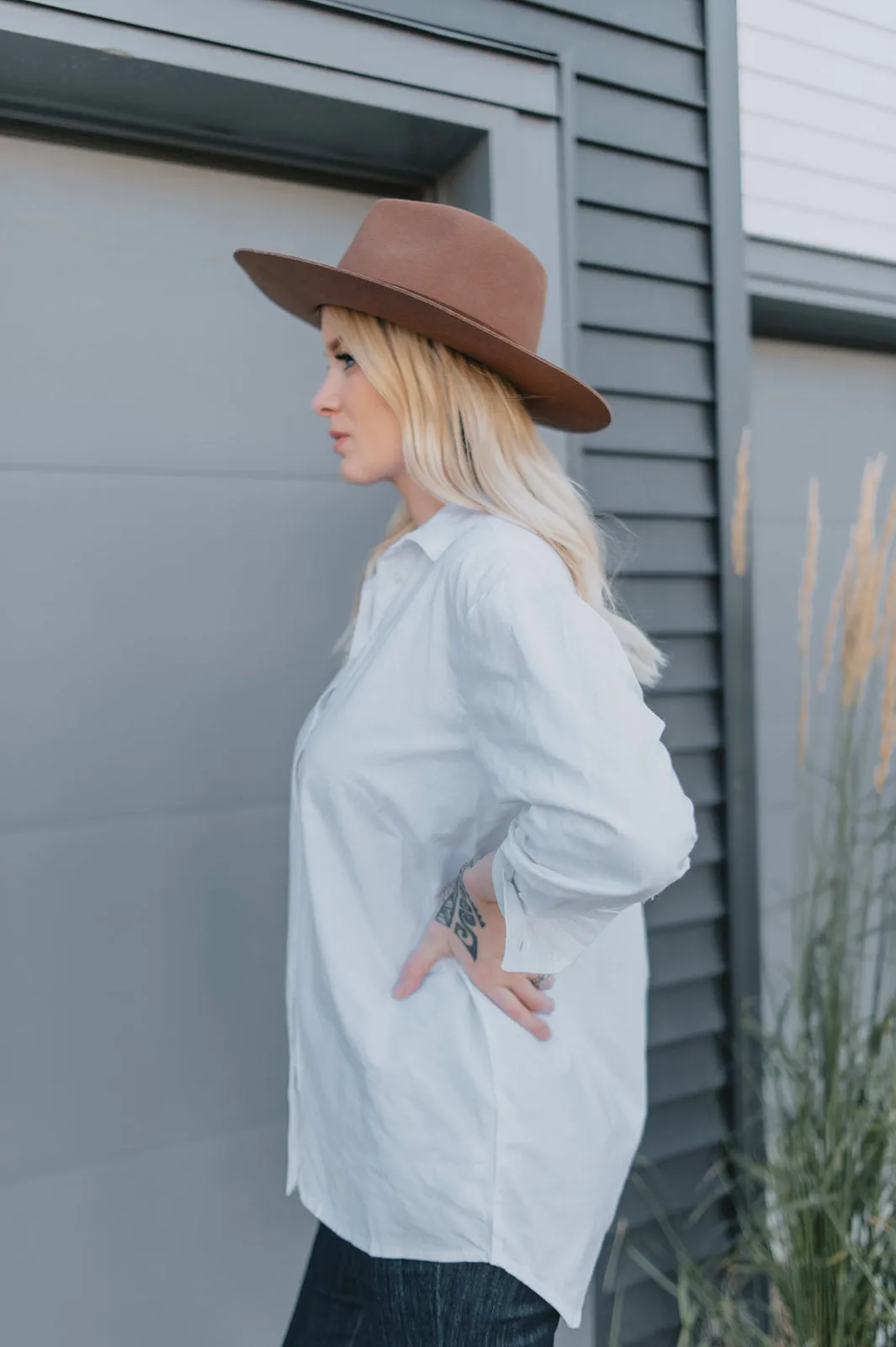 The Regan Shirt by Part Two - Bright White