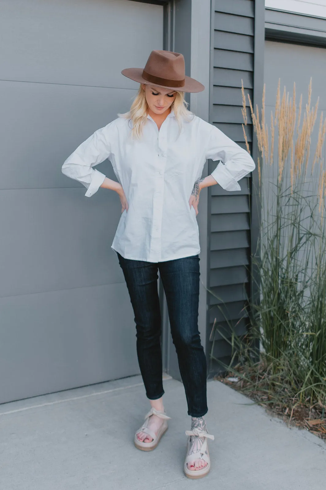 The Regan Shirt by Part Two - Bright White