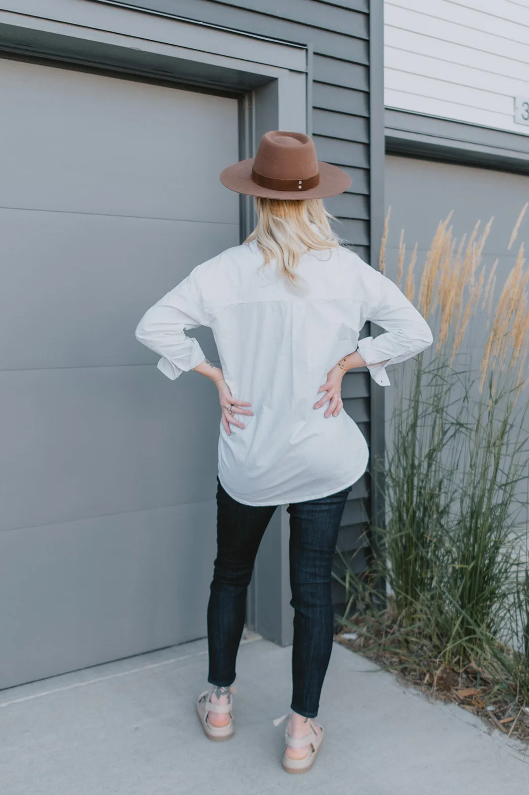 The Regan Shirt by Part Two - Bright White