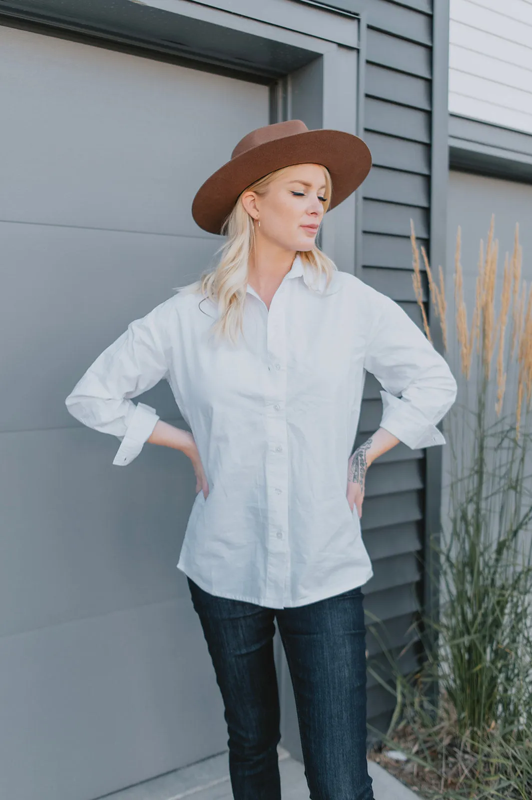 The Regan Shirt by Part Two - Bright White