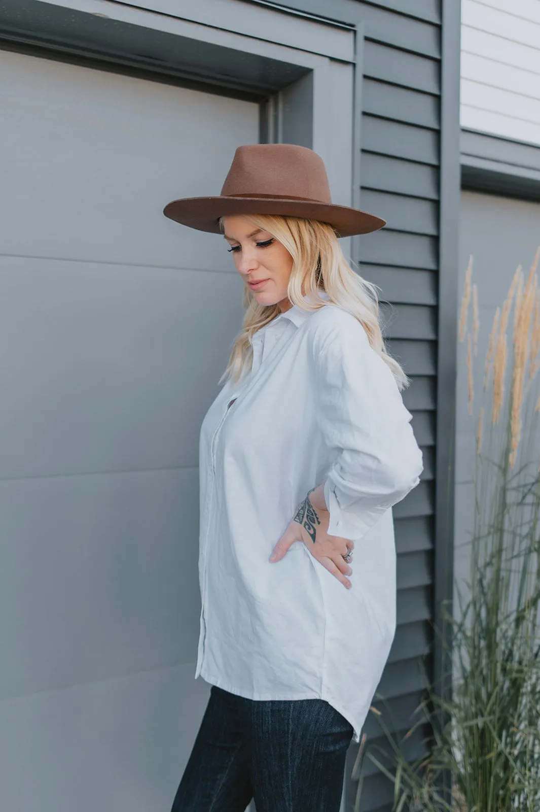 The Regan Shirt by Part Two - Bright White