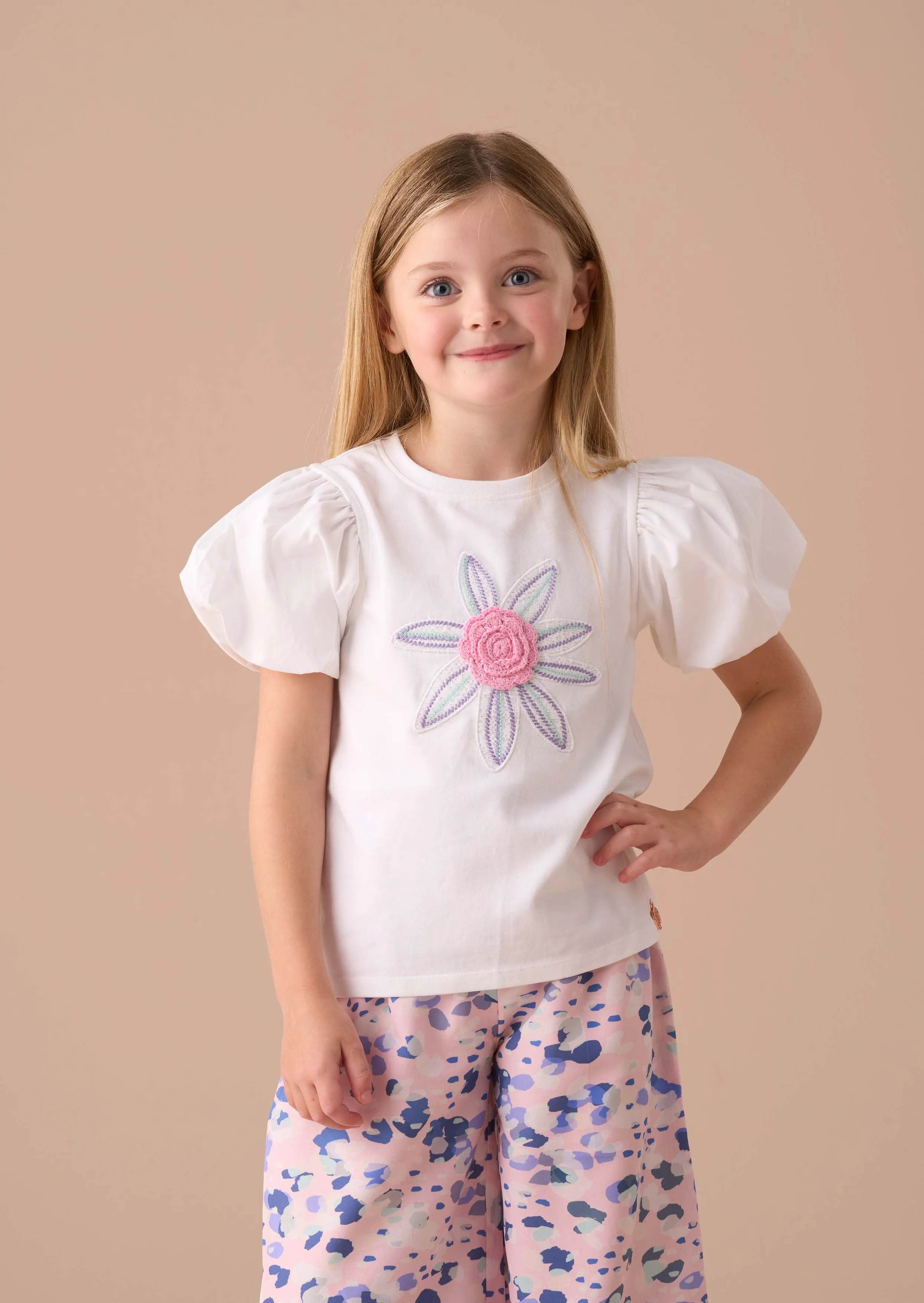 Tilly White Puff Sleeve Top