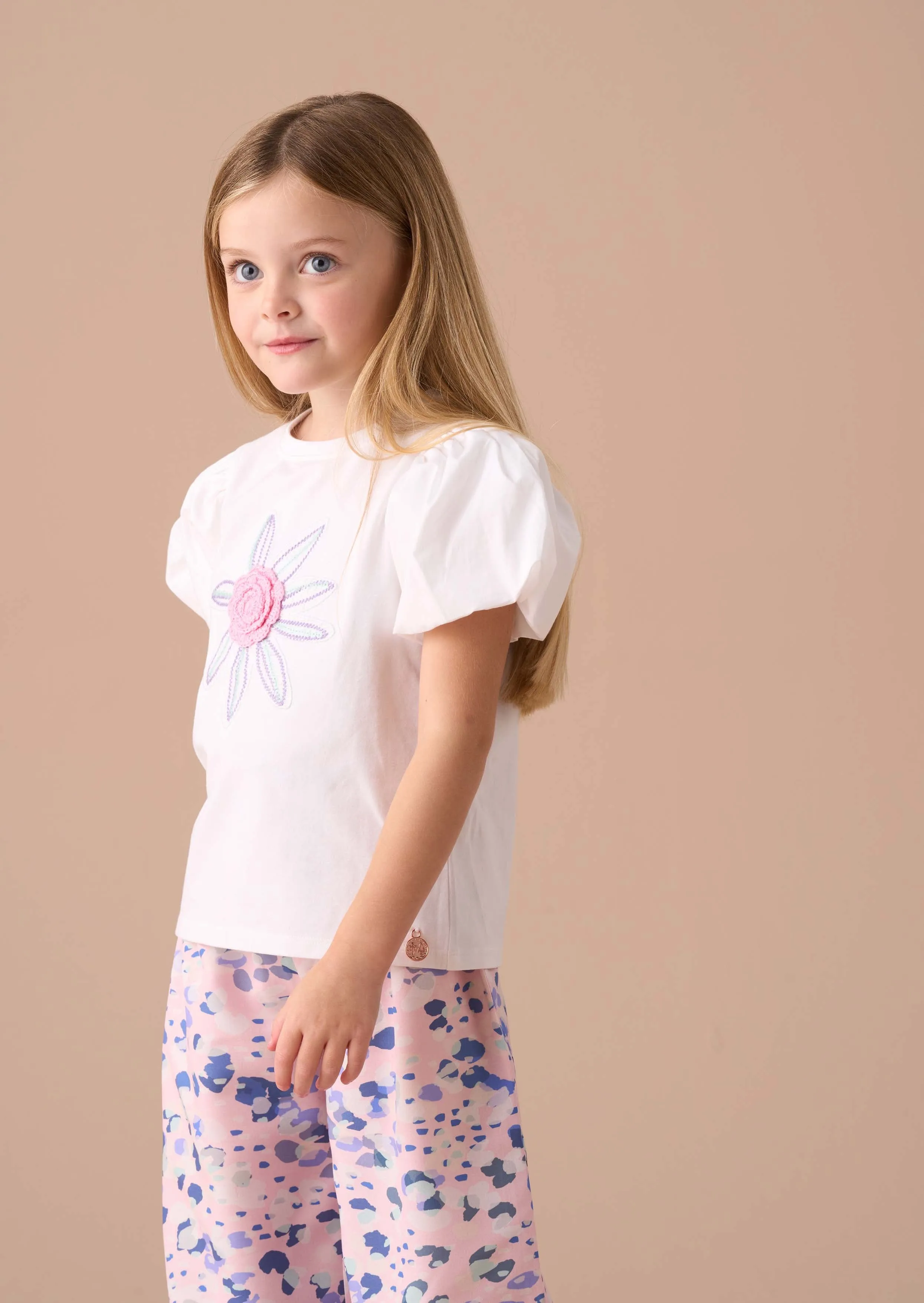 Tilly White Puff Sleeve Top