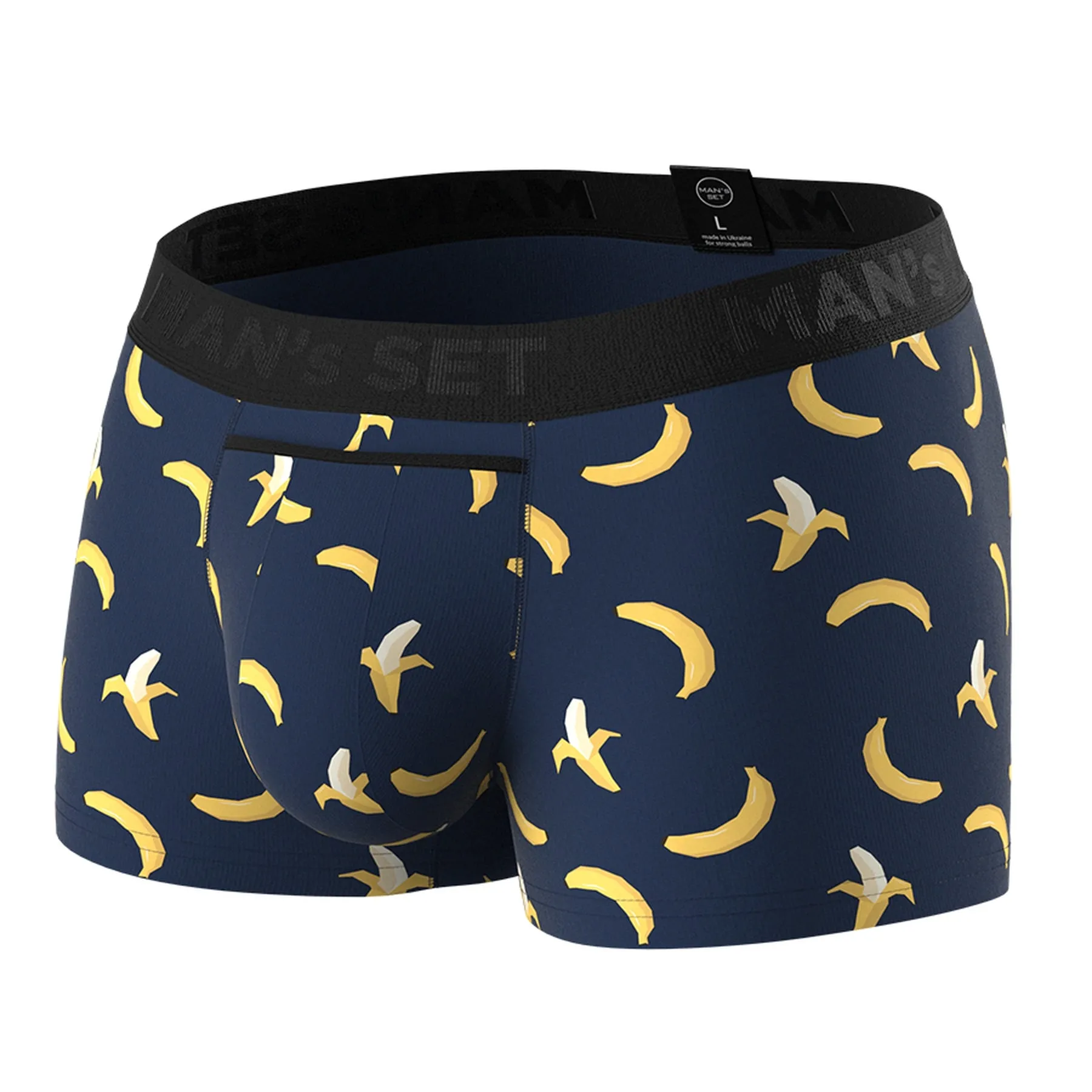 UltraSoft Trunk 3.6" OpenFly, Navy Banana