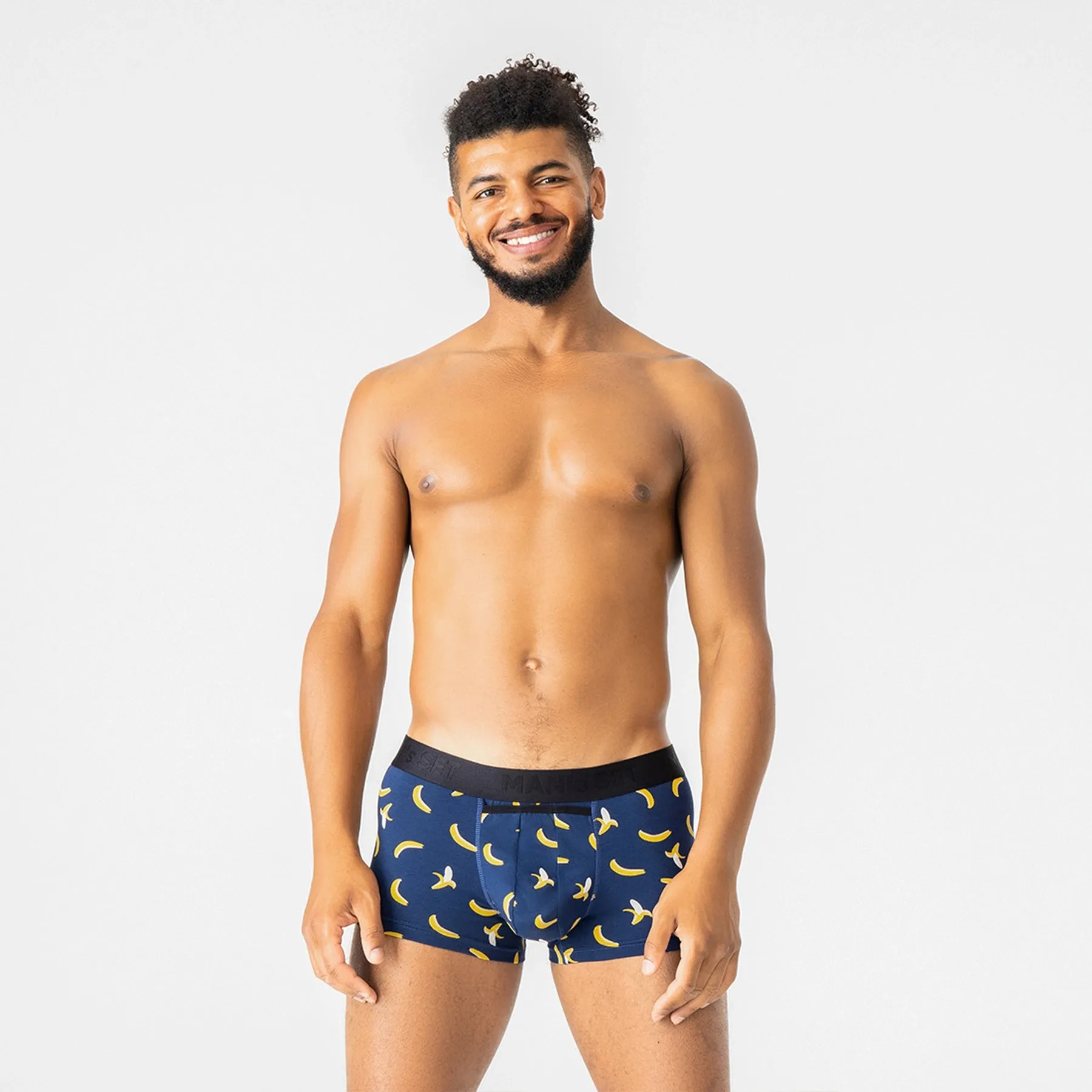 UltraSoft Trunk 3.6" OpenFly, Navy Banana