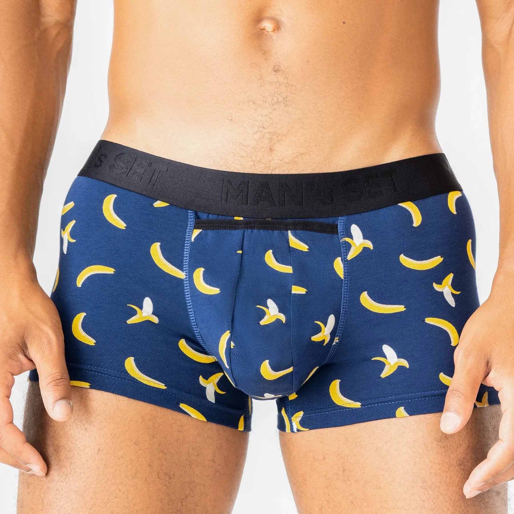 UltraSoft Trunk 3.6" OpenFly, Navy Banana
