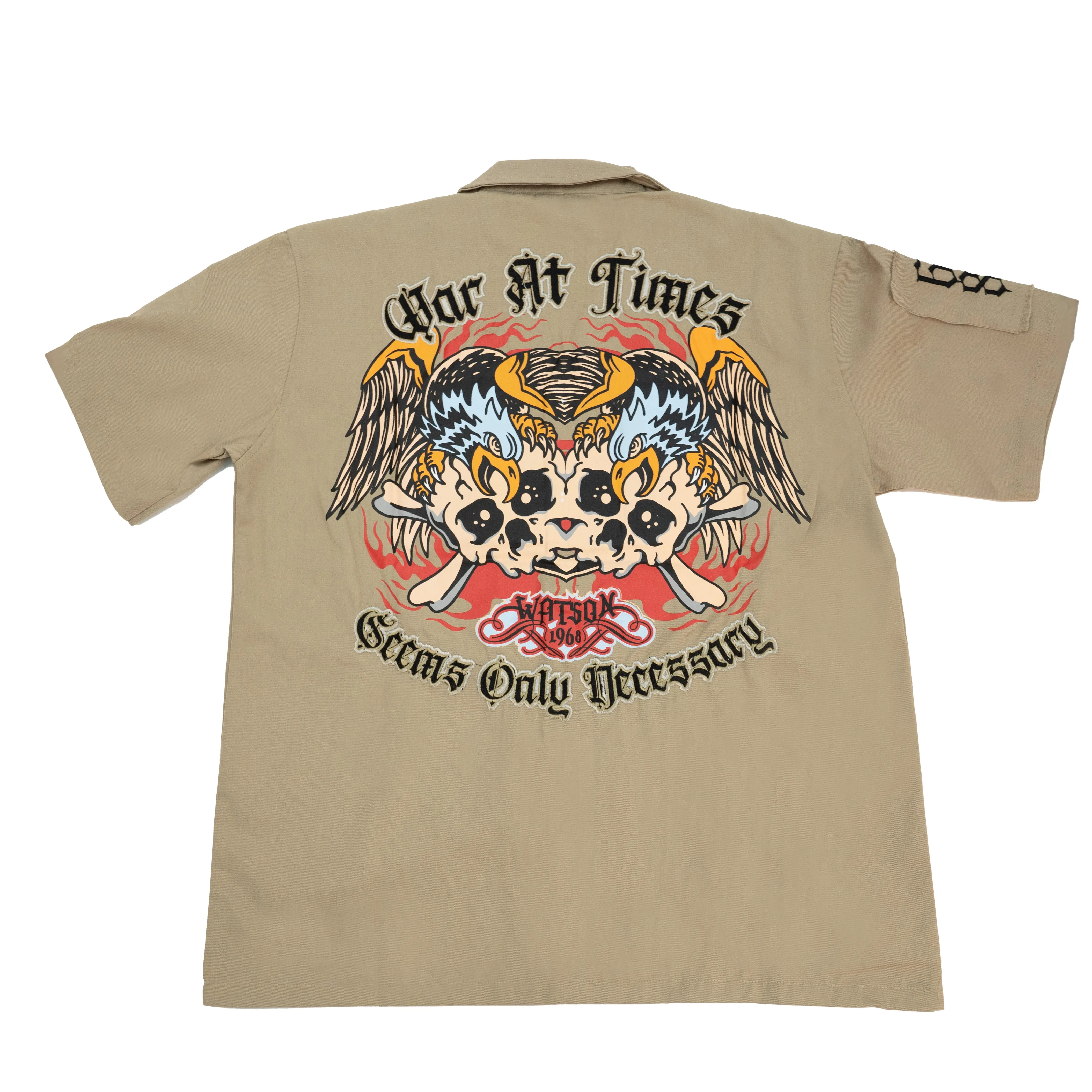 WATSON WAR AT TIMES WORK SHIRT (TAN)