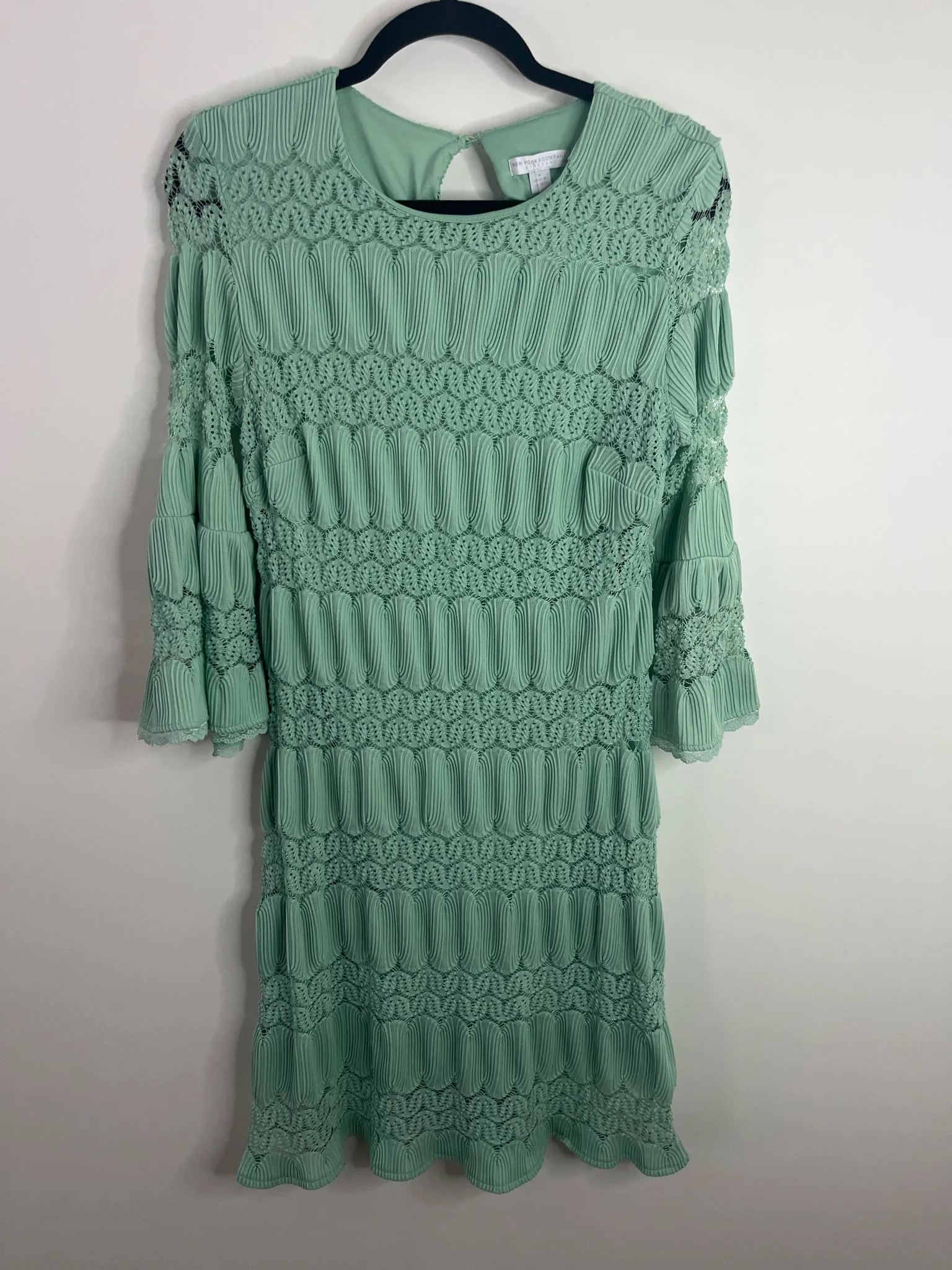 Womens Size Med Misses Green New York & Co Dress