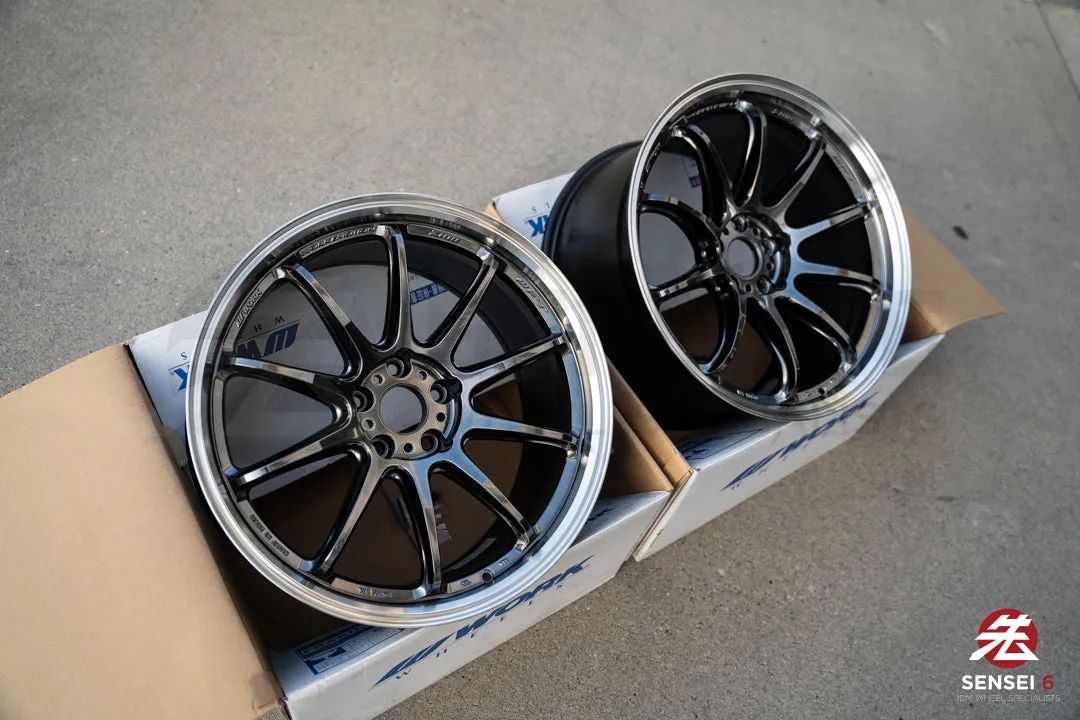 Work Emotion ZR10 1P / 19x9.5  23, 19x10.5  30 / 5x112 / Glim Black Diamond Cut Rim (GTKRC)