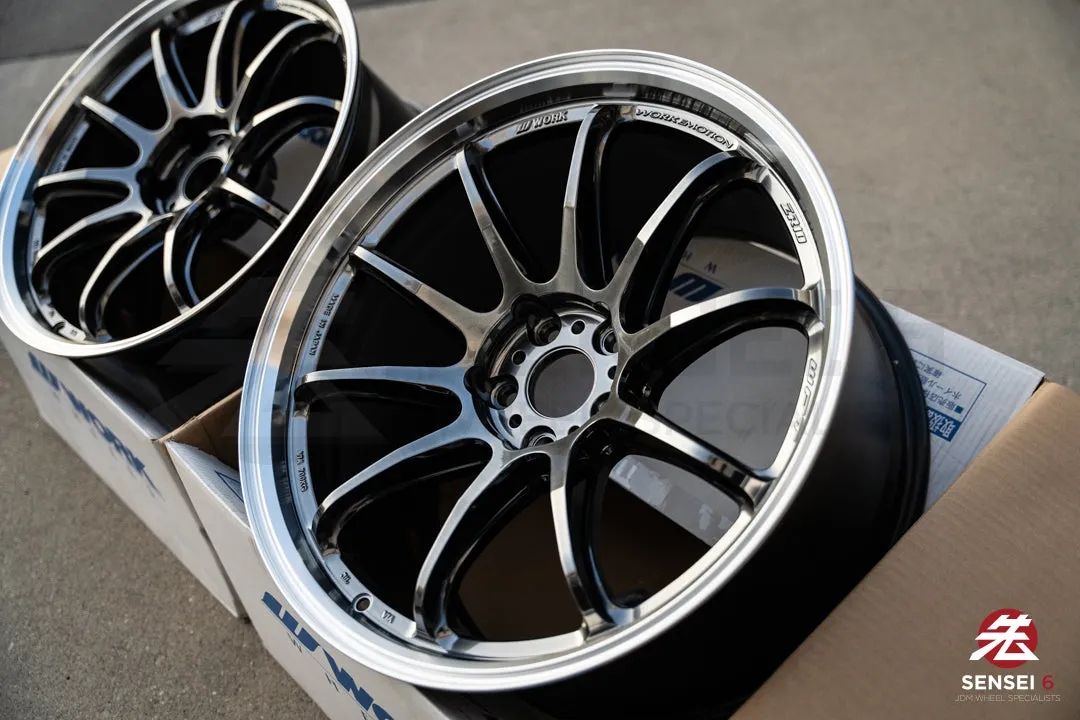 Work Emotion ZR10 1P / 19x9.5  23, 19x10.5  30 / 5x112 / Glim Black Diamond Cut Rim (GTKRC)