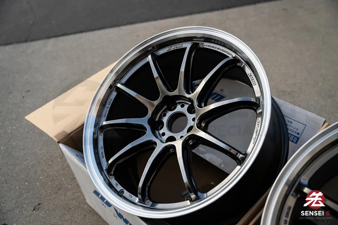 Work Emotion ZR10 1P / 19x9.5  23, 19x10.5  30 / 5x112 / Glim Black Diamond Cut Rim (GTKRC)