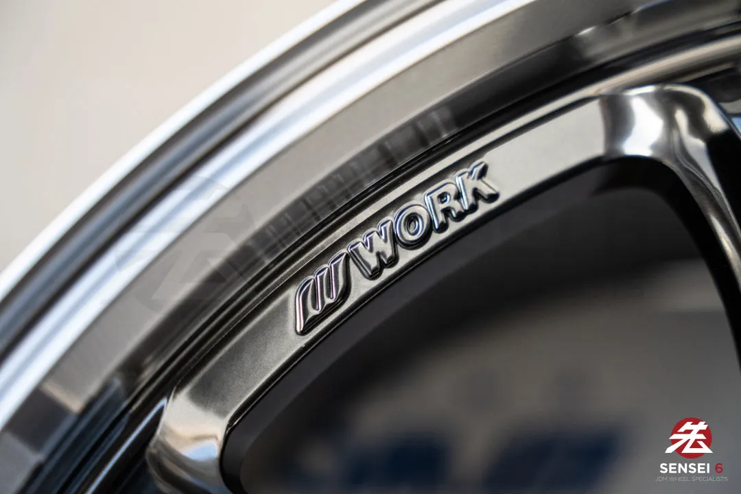 Work Emotion ZR10 1P / 19x9.5  23, 19x10.5  30 / 5x112 / Glim Black Diamond Cut Rim (GTKRC)