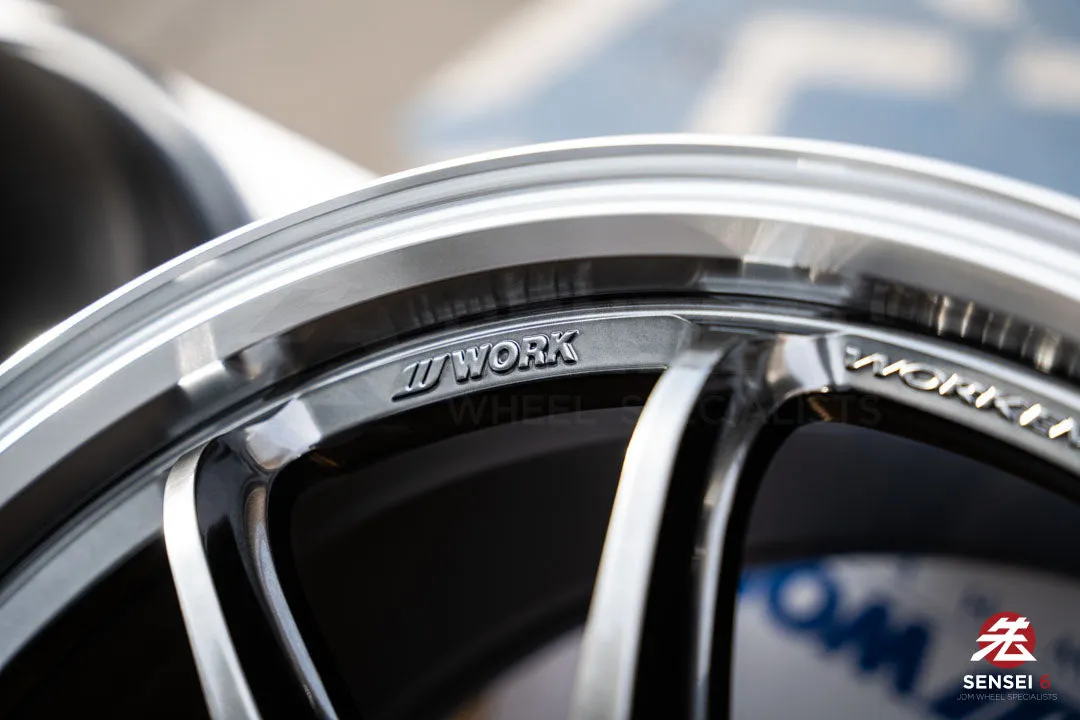 Work Emotion ZR10 1P / 19x9.5  38 / 5x114.3 / Glim Black Diamond Cut Rim (GTKRC)