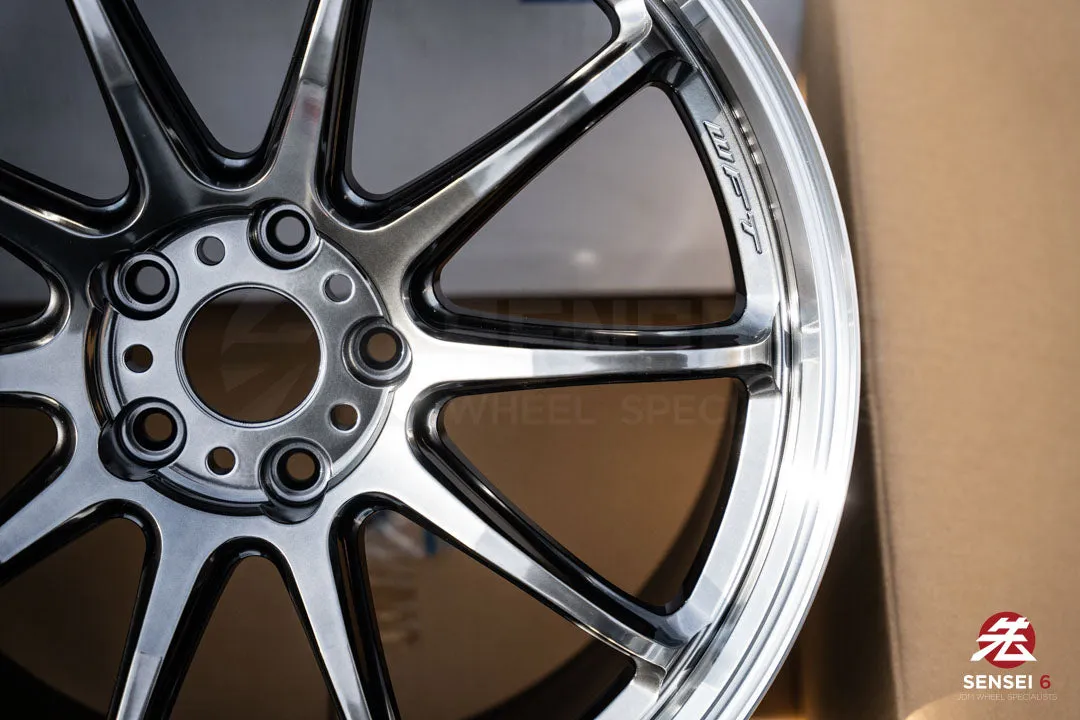 Work Emotion ZR10 1P / 19x9.5  38 / 5x114.3 / Glim Black Diamond Cut Rim (GTKRC)
