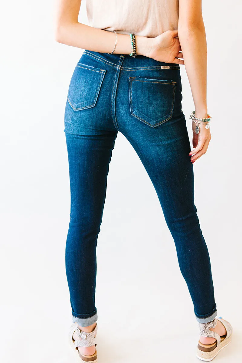 Work Harder Kancan High Rise Dark Wash Skinny